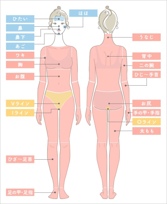 リゼクリニックの誰でも割対象コース