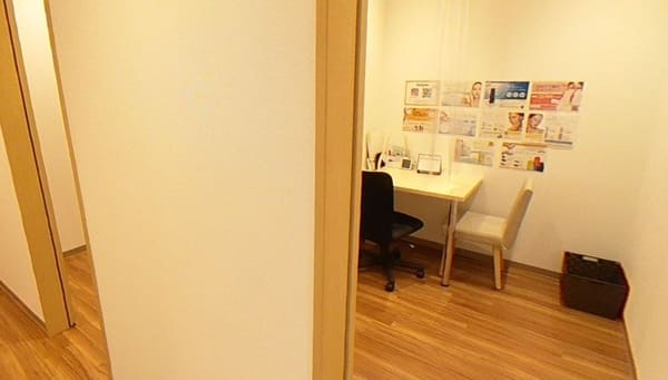 ルシアクリニックのカウンセリングルーム