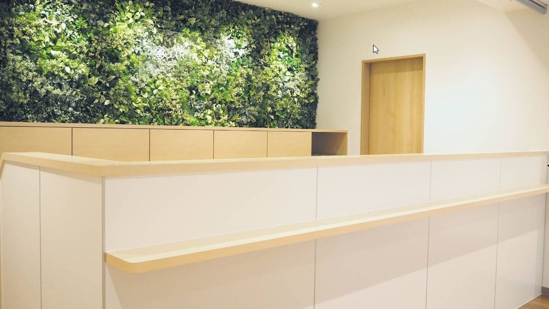 ルシアクリニック新宿院の受付