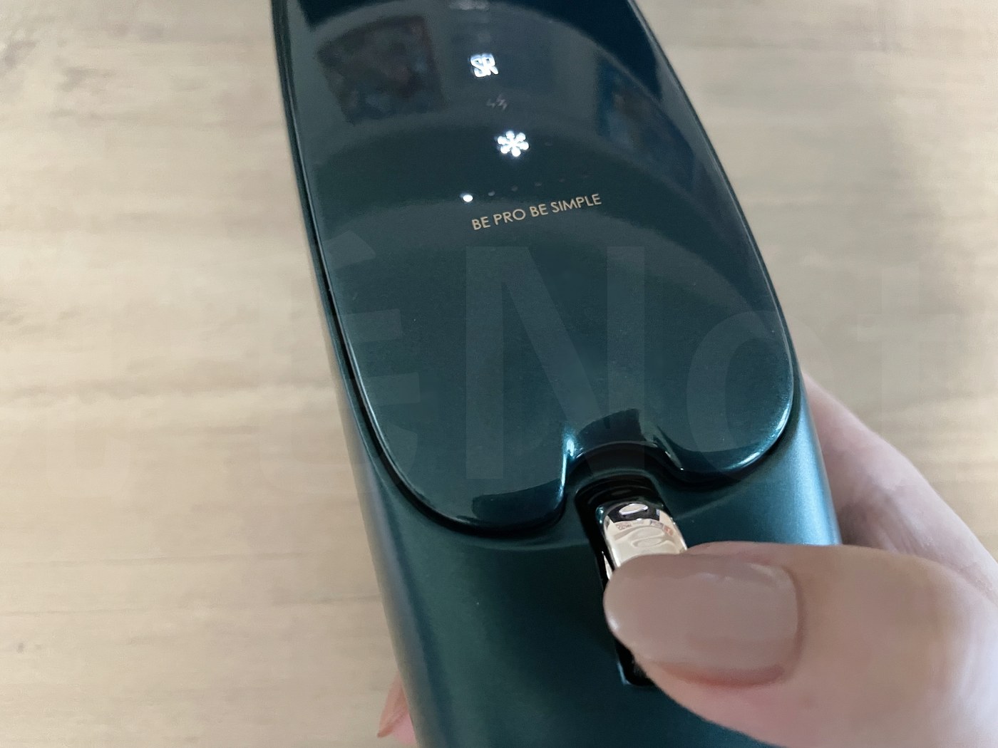 JOVS Dora scrollの操作部。液晶画面はなくランプ表示