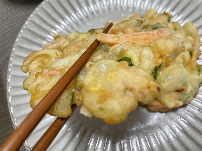 コープデリ 海老・いかかき揚げ 5種の国産野菜入り