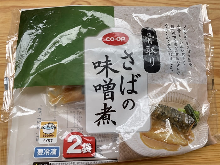 コープデリ 骨取りさばの味噌煮