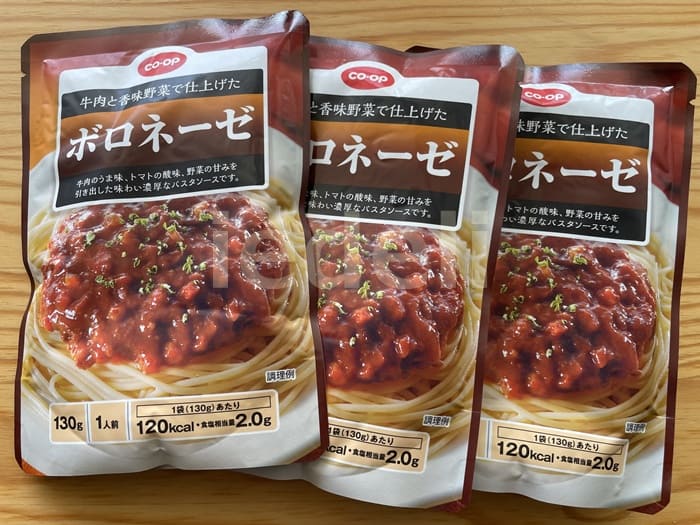 コープデリ ボロネーゼ(130g×3個)