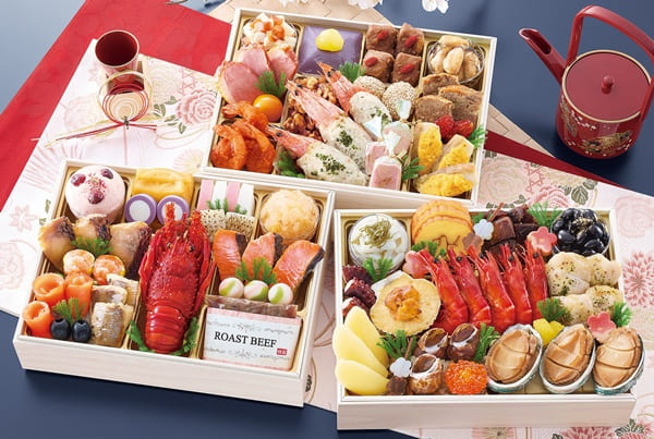 和洋折衷おせちランキング北海道函館 「花びし」監修和洋三段重 絢華