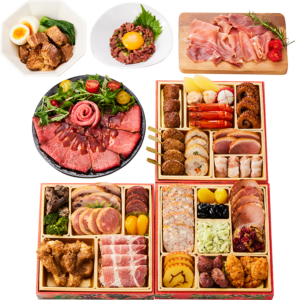 板前魂の肉三昧おせち 和洋風三段重おせち 3人前