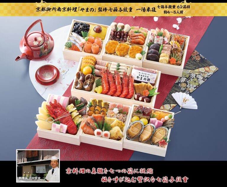 京都御所南 京料理「やまの」監修七箱与段重 一陽来復（2027年・匠本舗）