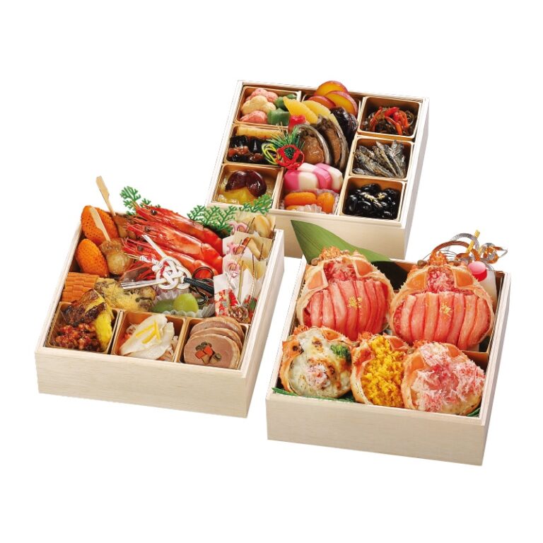 松江和らく監修 蟹づくしおせち三段（京王百貨店 2027）