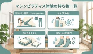 ピラティス体験の持ち物はこれ！マシンピラティスで必須の靴下や服装も解説