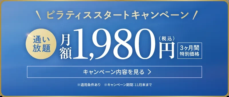 リントスル 2026年9月のキャンペーン(通い放題コースが3ヶ月間 月額1,980円・税込/適用条件あり・キャンペーン期間は11月末まで)を案内するバナー